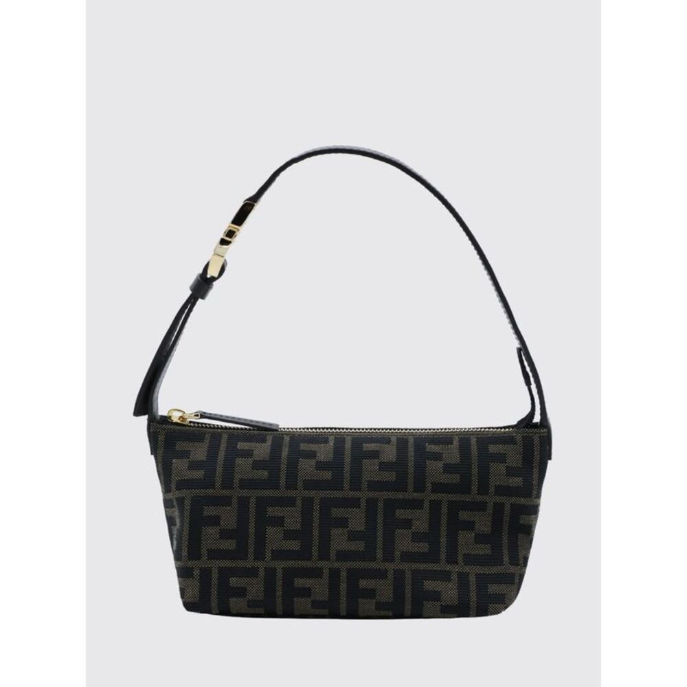 Fendi Women Fendi Flared Mini Bag In Ff Monogram Jacquard Fabric